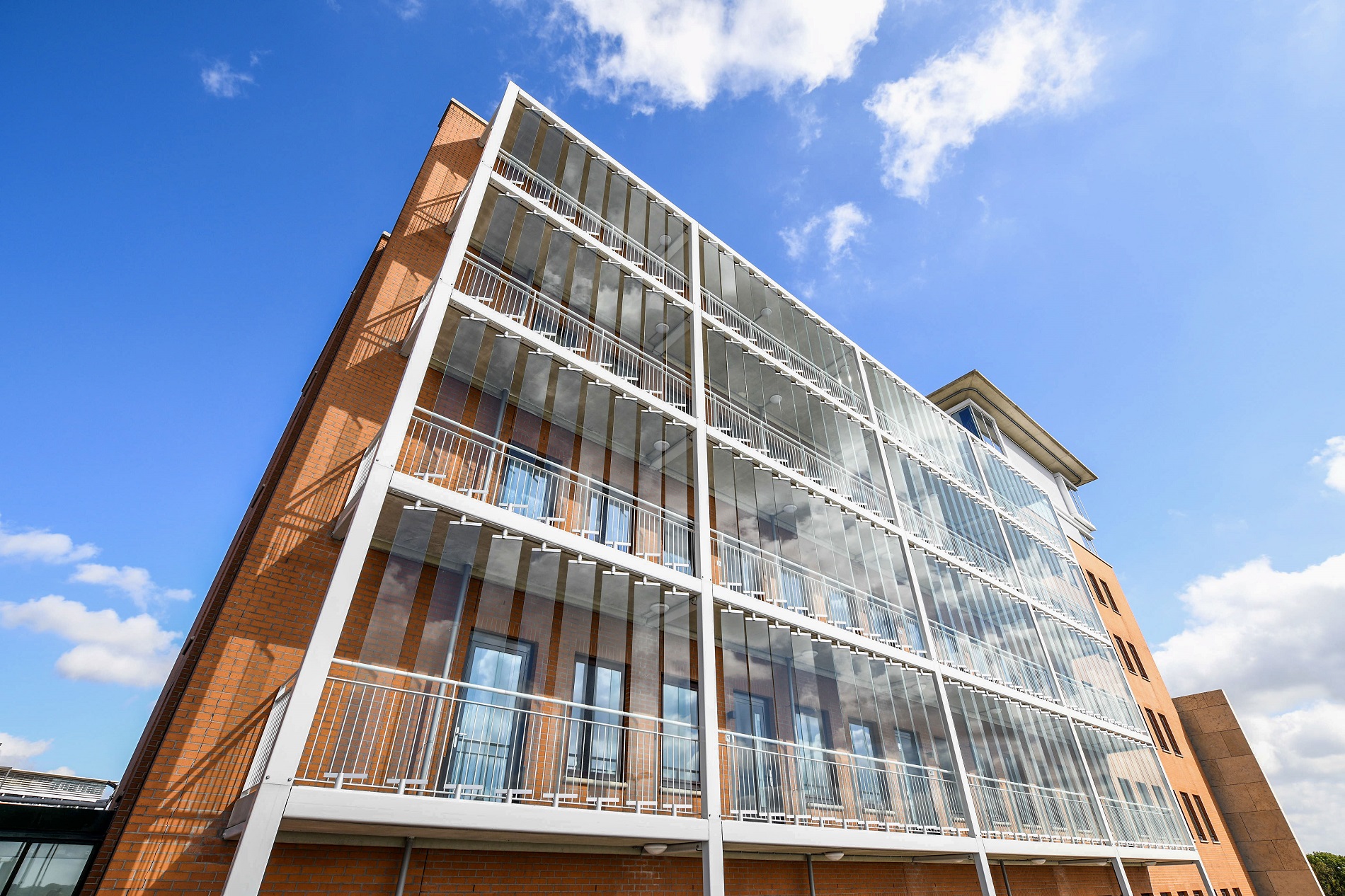 Horizontale gevellamellen